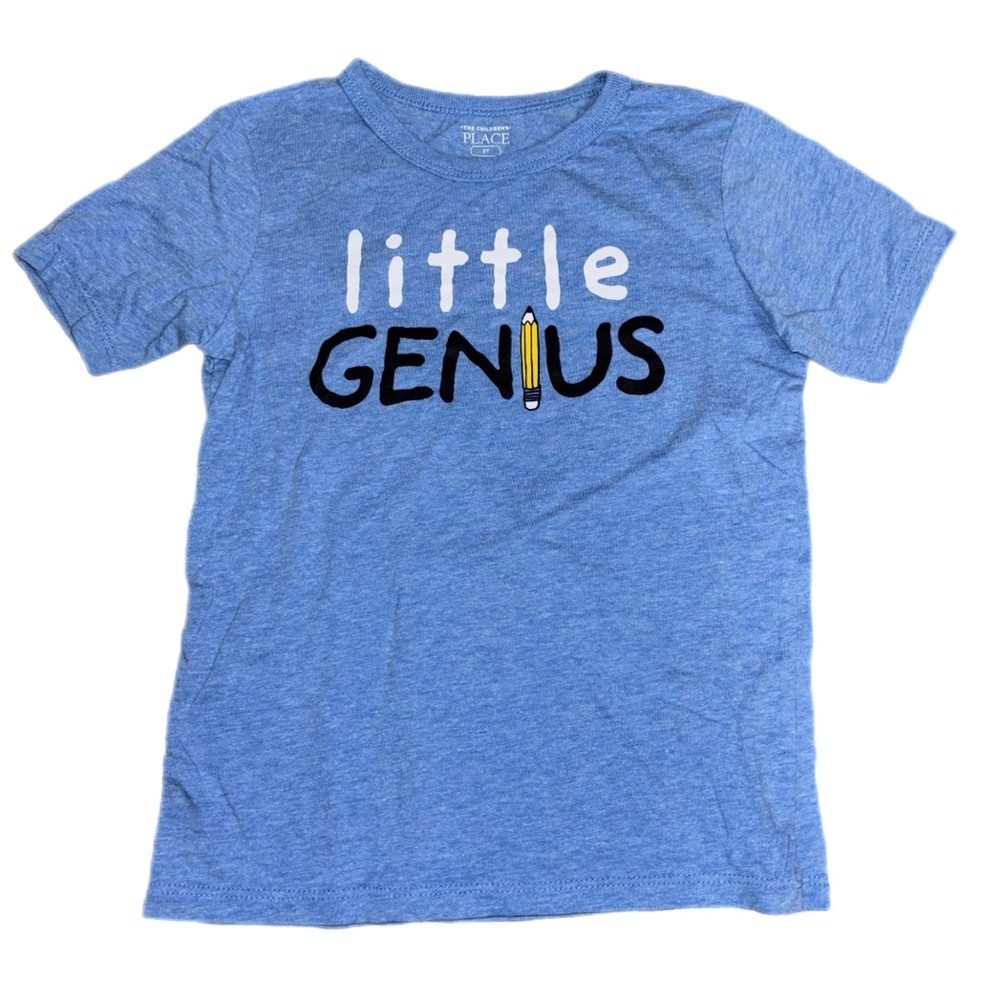 The Children's Place Blue Little Genius Tee